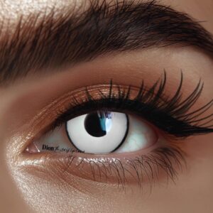 עדשות לפורים-  לבנות תיחום שחור