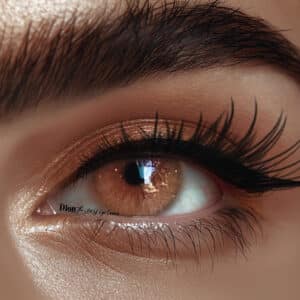 עדשות לפורים-  חום בהיר